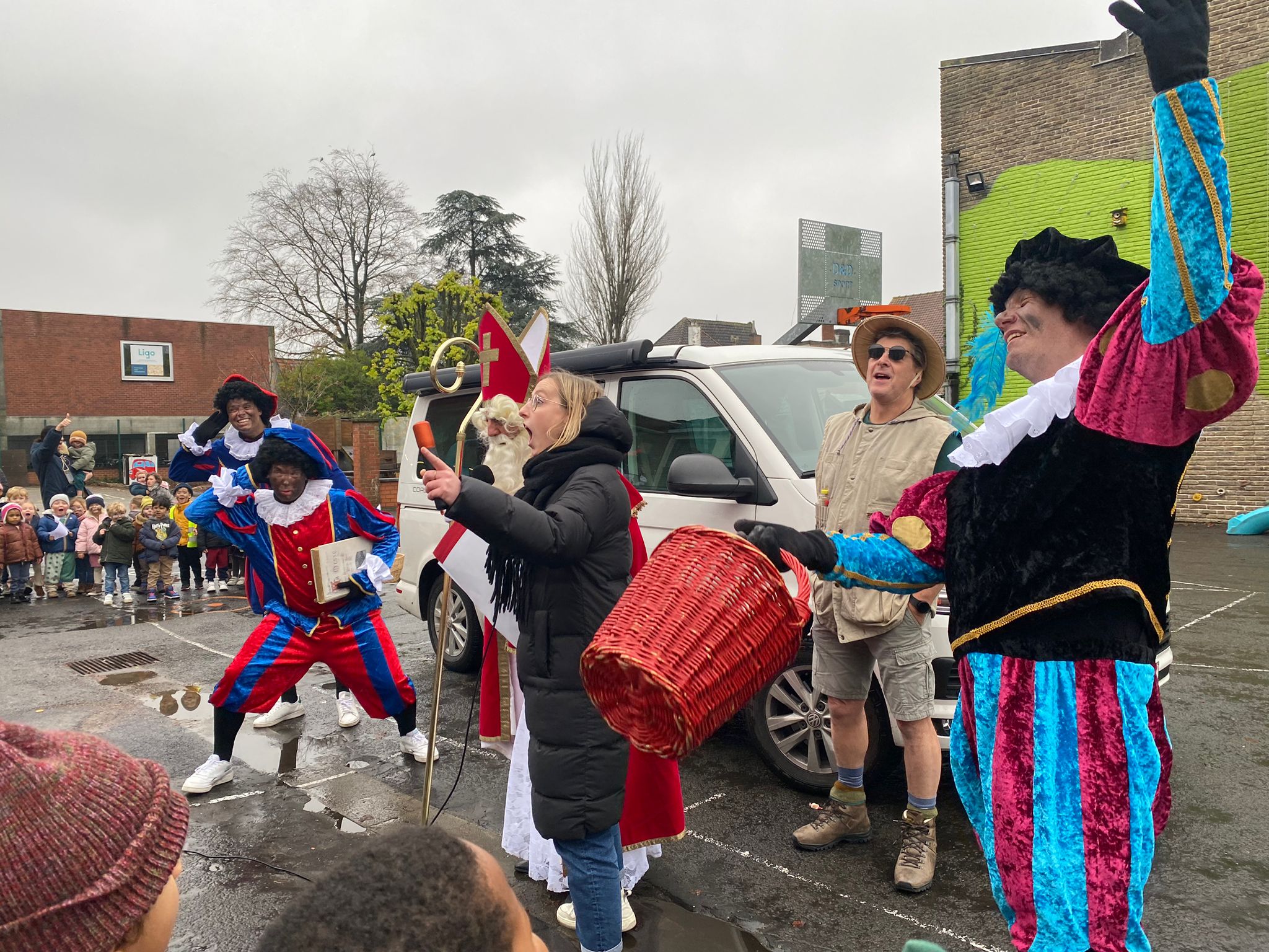 Sinterklaas op bezoek