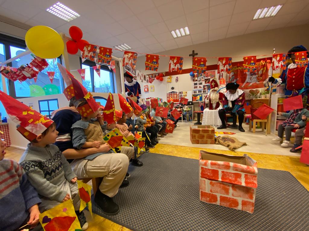 Sinterklaas op bezoek