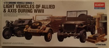 Willys MB Jeep, Kübelwagen och Kettenkraftrad i ett set