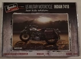 US military motorcycle Indian 741B. Thunder models 1/35.