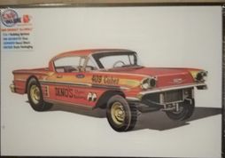 1958 Chevrolet Impala HT " ALA IMPALA" . AMT 1/25.