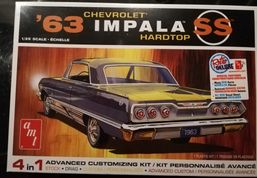 1963 Chevrolet Impala SS. AMT 1/25.