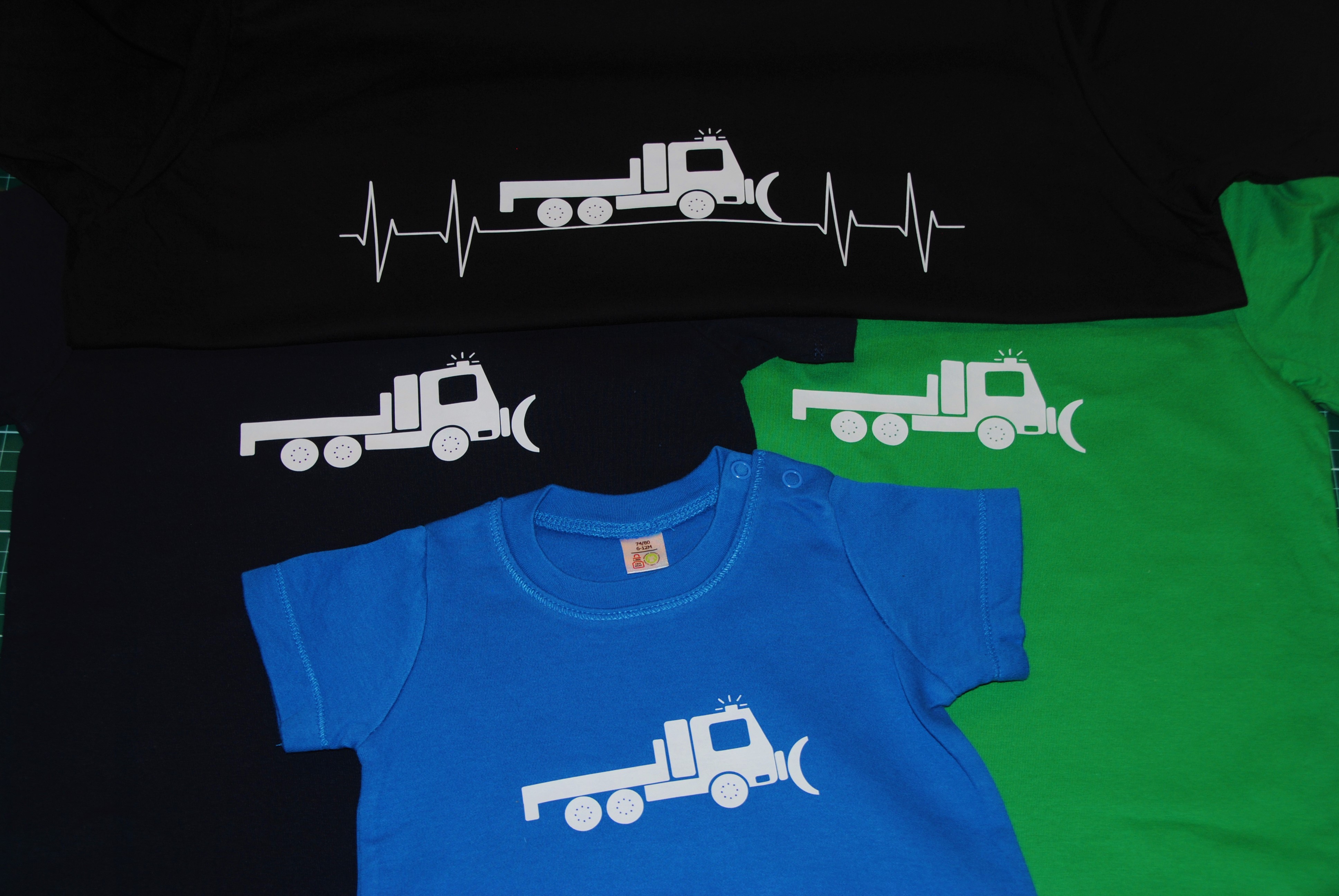 Familienshirts Lastwagen