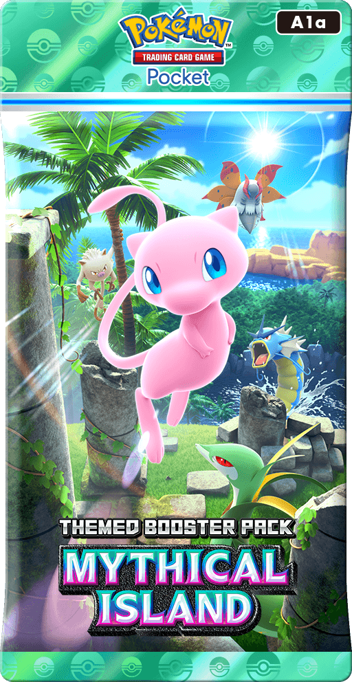mythical island pokemon cards TCG Pocket Booster Pack debuts Mew ex & Blue Mythical Island | Pokshopper.net