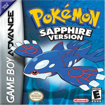 Pocket Monsters Sapphire Nintendo Game Boy Advance Case