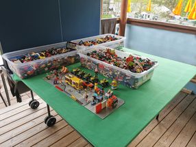 Bygg med ca. 30 kg Lego