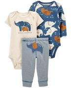 24M. Set de pantalón y bodys de algodón 155.000 el pack