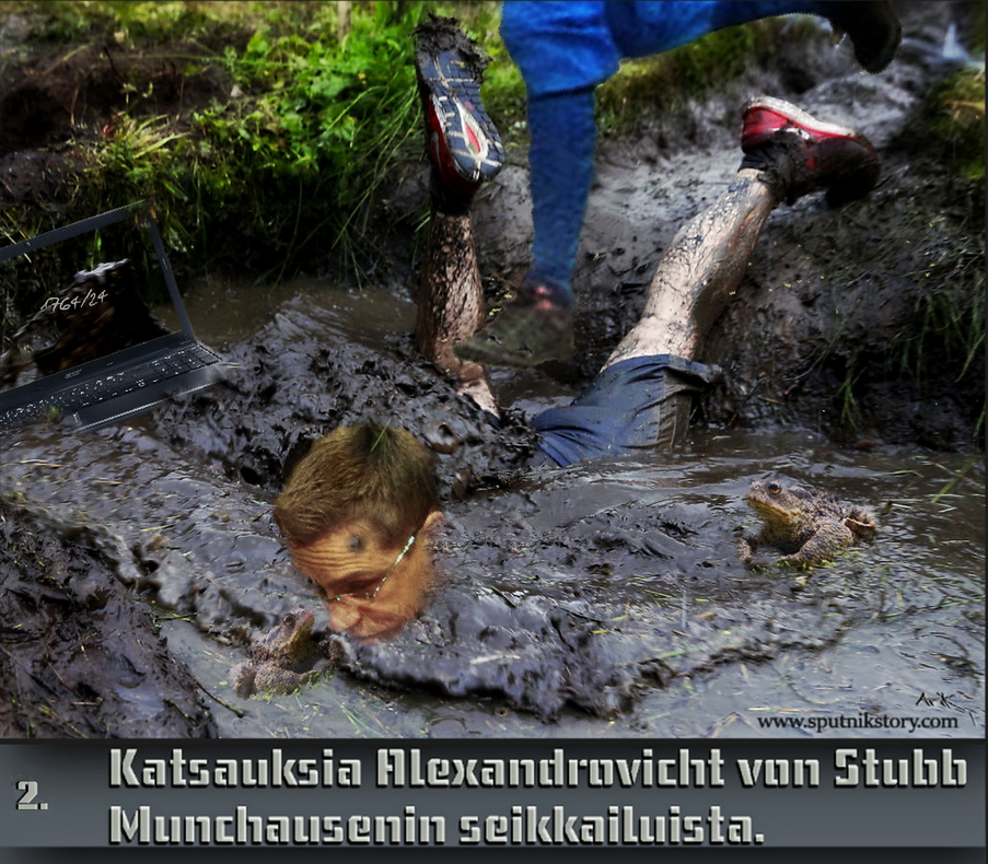 Alexander Stubb-Presidentti-Lasisilmät-Maastojuoksu-Tikanheitto