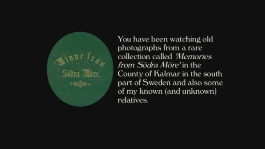 Video still from Embraced by Time by Bo G Svensson