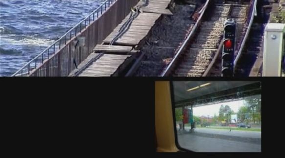 Video still from Falling by Bo G Svensson