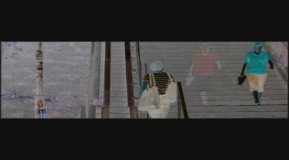 Video still from Falling by Bo G Svensson
