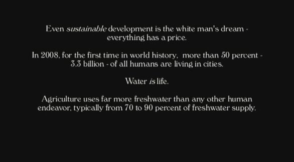 Video still from Man ? Nature by Bo G Svensson