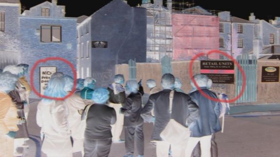 Video still from Stockholm | London Noise by Bo G Svensson