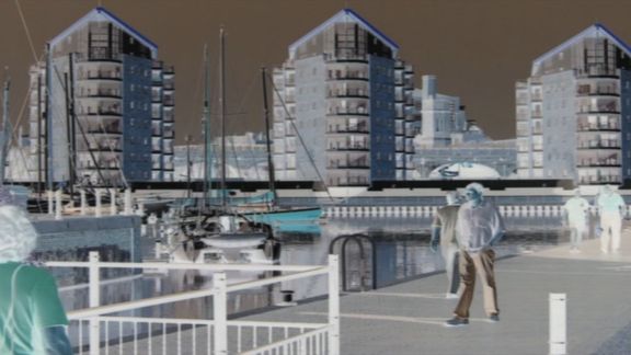 Video still from Stockholm | London Noise by Bo G Svensson