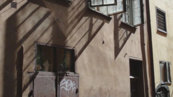 Video still from One Way Elevator by Bo G Svensson