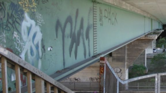 Video still from One Way Elevator by Bo G Svensson