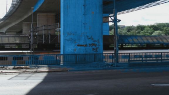 Video still from One Way Elevator by Bo G Svensson
