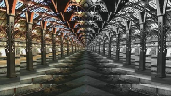 Video still from Travel Mindscape Triptych by Bo G Svensson