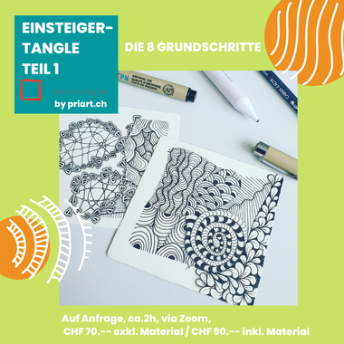 Kursdaten Zentangle Einsteiger Grundschritte