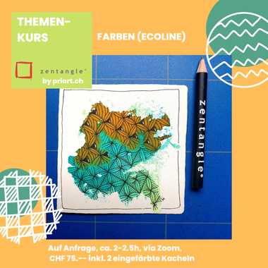 Kursdaten Zentangle Farben