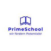 Ein aufgeschlagenes Buch mit PrimeSchool Slogan