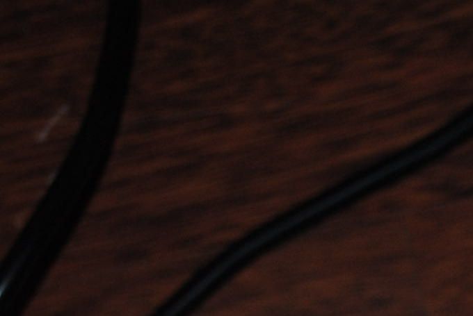 Picture taken from above showing the back of the speaker with crossover