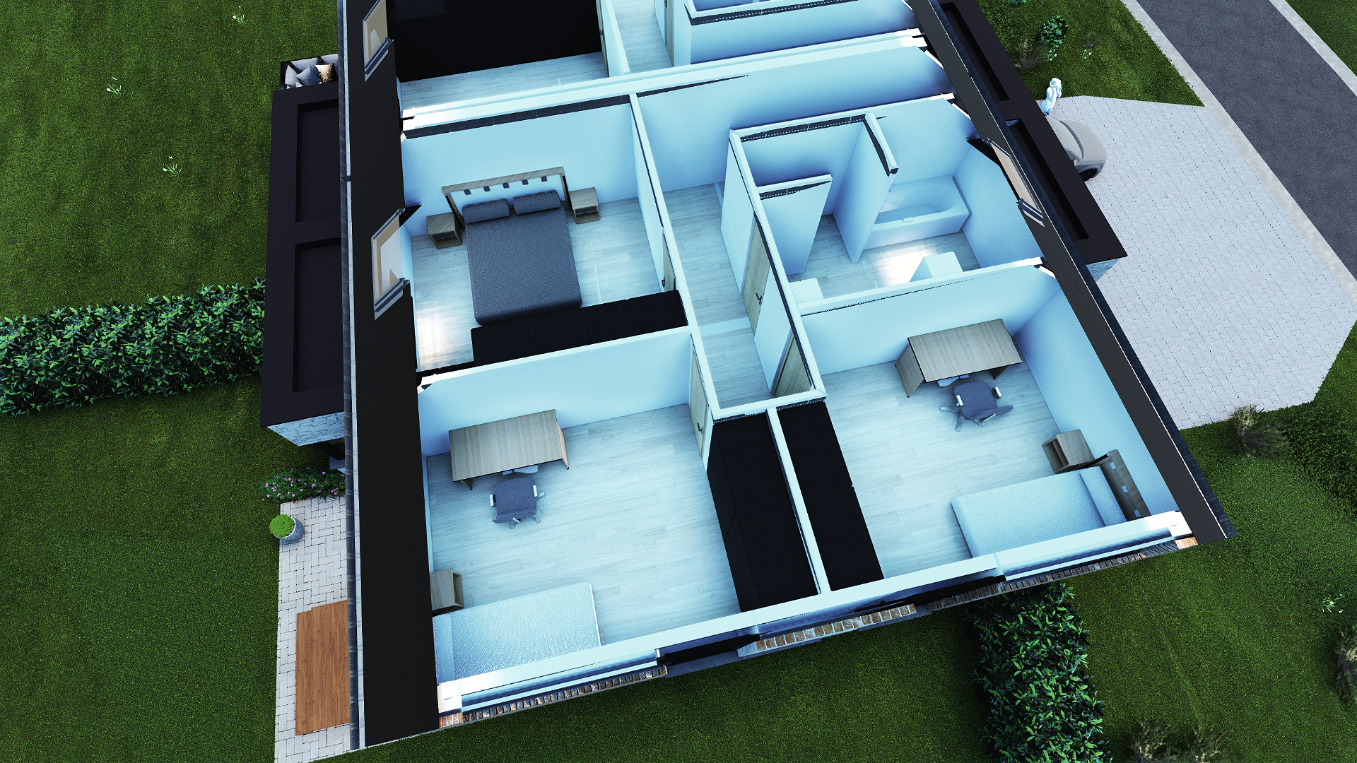 Maison 5 - Vue étage