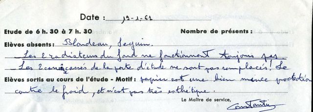 L'hiver,il faisait plutôt froid : alors on prenait soin de nous ....