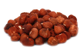 Natureel and geroasterd hazelnoot
