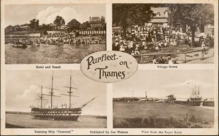 Pufleet-on-Thames postcard, c.1900