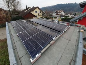 5 kW Carport Flachdach Anlage Sexau