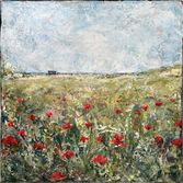 40x40cm_2023_Buzzing-Summer-Morning_View_with_Poppies