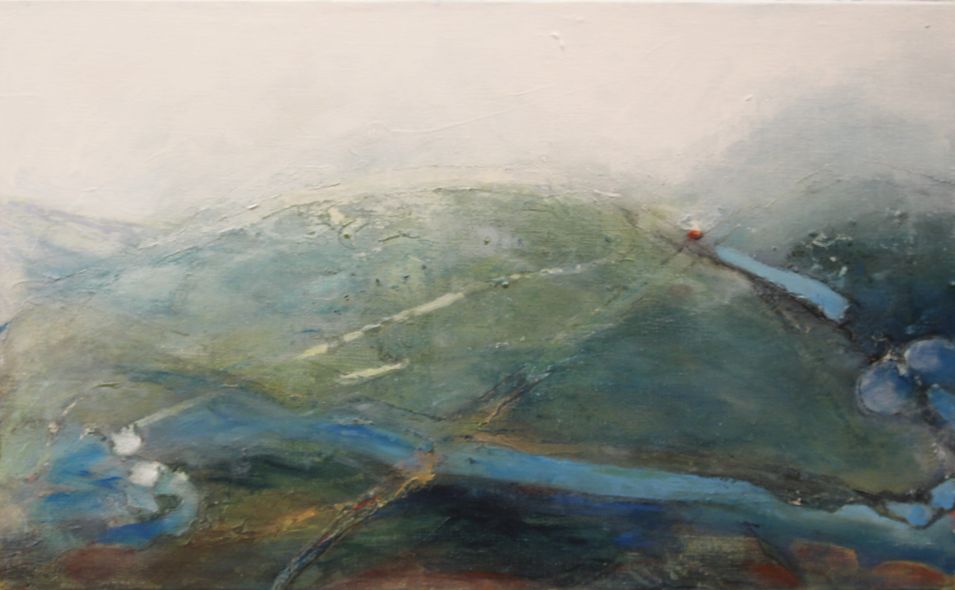 Q´ente Atelje - Eva Wiren JOTUNHEIMEN  44x72 olja 2018