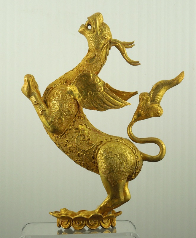 中国骨董　清朝同時代　染付四面唐人物紋壺 中国骨董 清朝同時代 染付四面唐人物紋壺