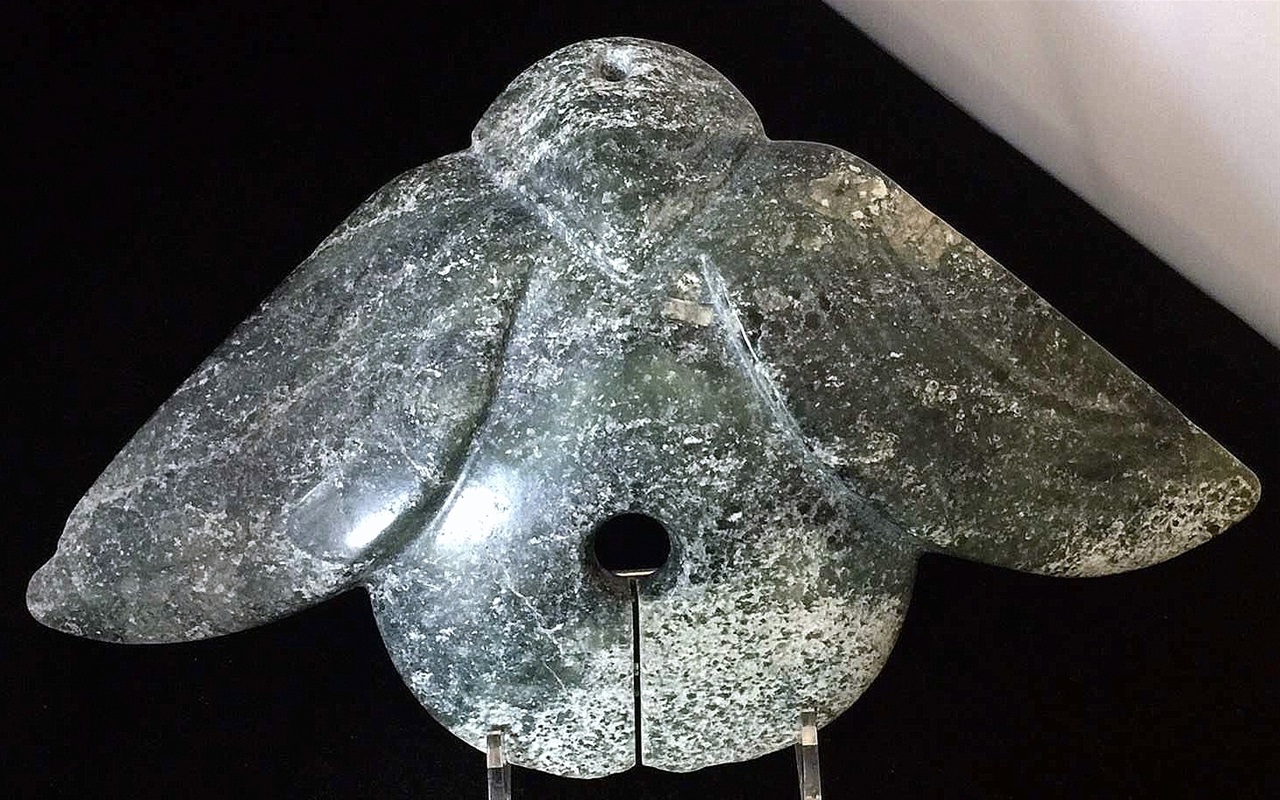 古美術　遼西紅山文化　太陽神等　4個セット　黒曜石　古玉細工 十， 高古玉器-- 红山文化-- 1 | qingyuejuny.com
