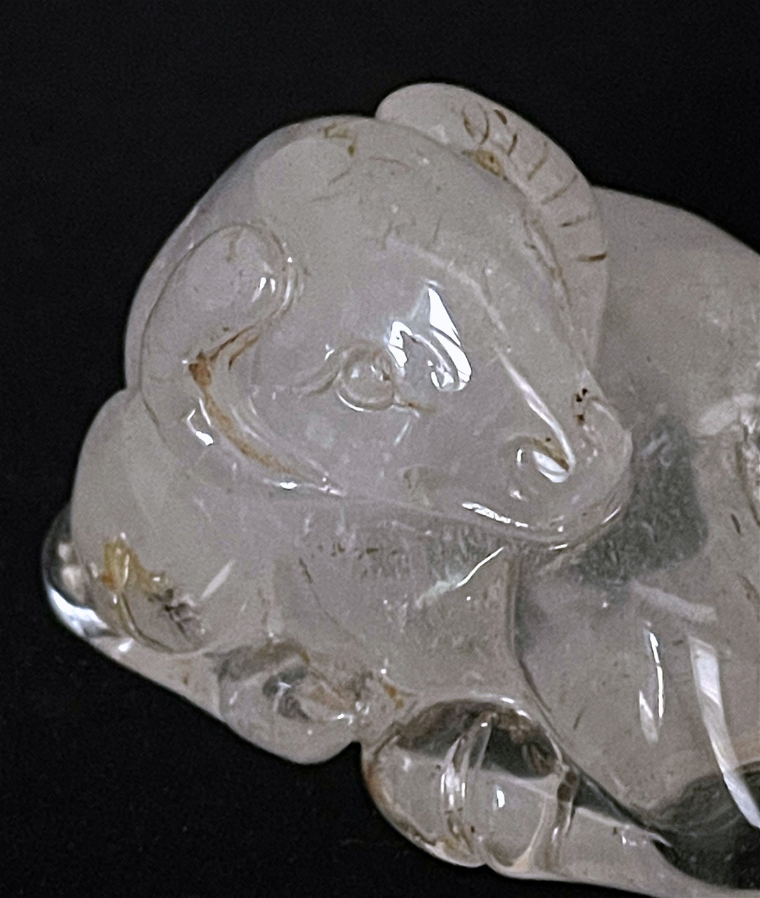 漢代 水晶耳杯 天然水晶 彫刻 古美術 珍品 漢代 水晶耳杯 天然水晶 彫刻 古美術 珍品 - メルカリ