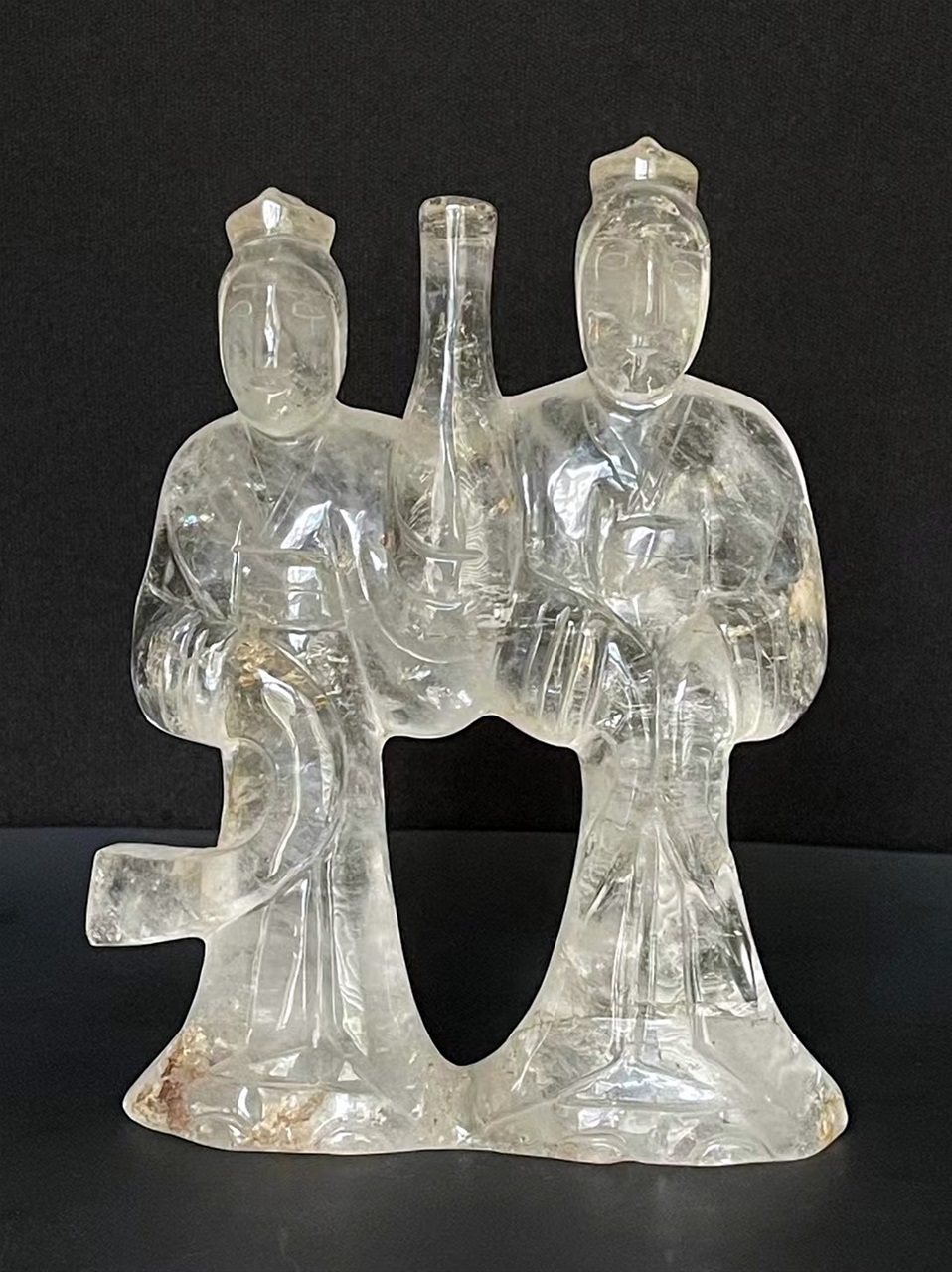 漢代 水晶耳杯 天然水晶 彫刻 古美術 珍品 漢代 水晶耳杯 天然水晶 彫刻 古美術 珍品 - メルカリ