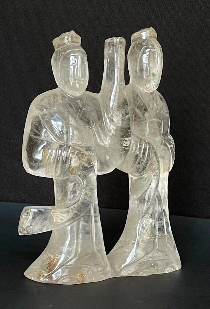 漢代 水晶耳杯 天然水晶 彫刻 古美術 珍品 漢代 水晶耳杯 天然水晶 彫刻 古美術 珍品 - メルカリ
