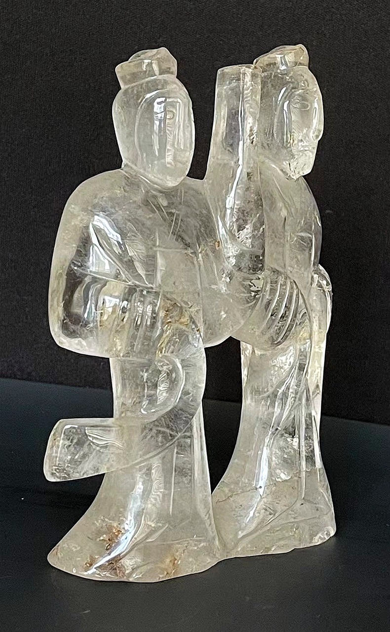 漢代 水晶耳杯 天然水晶 彫刻 古美術 珍品 漢代 水晶耳杯 天然水晶 彫刻 古美術 珍品 - メルカリ