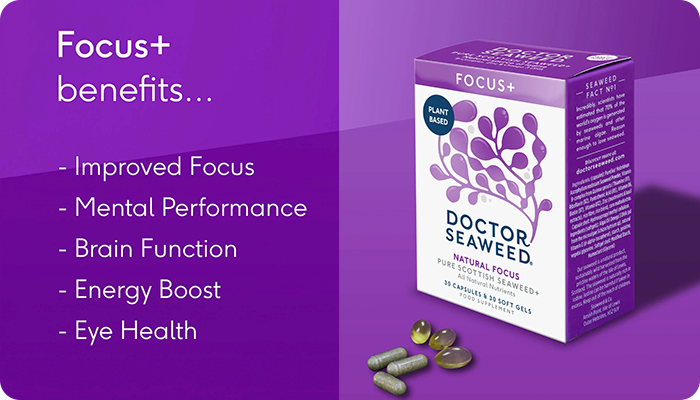 Focus+ food supplement – Doctor Seaweed