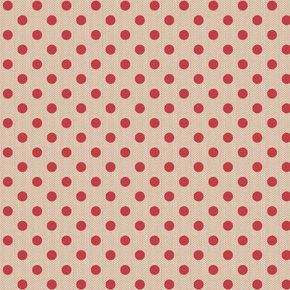 Polkadot Red