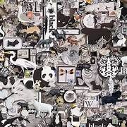 Color Collage svart