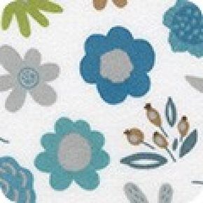Flanell blommig