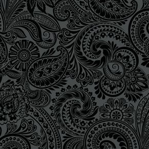 Paisley svart
