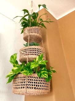 Planthanger van riet | vakantiewoning Casa Descansa | Oost Algarve