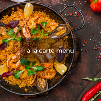 a la Carte Menu