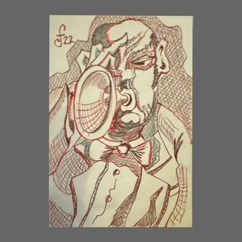 Boceto de trompetista