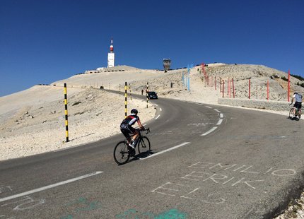 Radfahren auf den Mont Ventoux