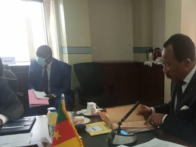 Emmanuel NGANOU DJOUMESSI, Ministre des travaux Publics
