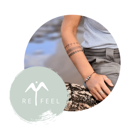 ReFeel logo og tatovering